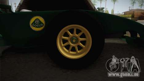 F1 Lotus T125 2011 v1 pour GTA San Andreas