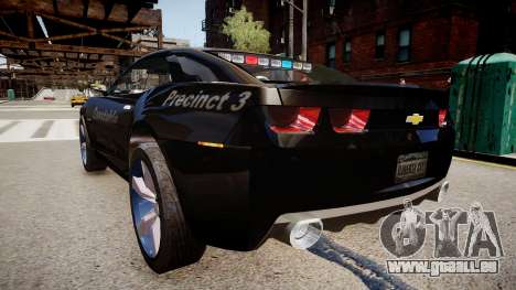 Chevrolet Camaro Concept Police pour GTA 4