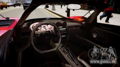 Pagani Zonda Cinque Roadster pour GTA 4