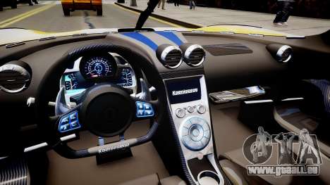 Koenigsegg Agera Police 2013 für GTA 4