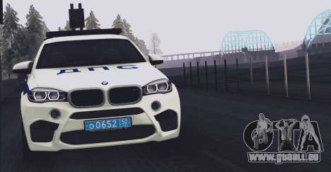 BMW X6M 2015 Russian Police für GTA San Andreas
