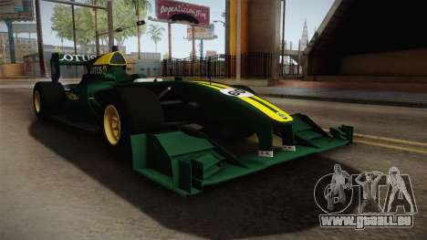 F1 Lotus T125 2011 v1 pour GTA San Andreas