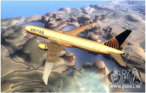 United Airlines Boeing 777-322ER - N58031 für GTA San Andreas