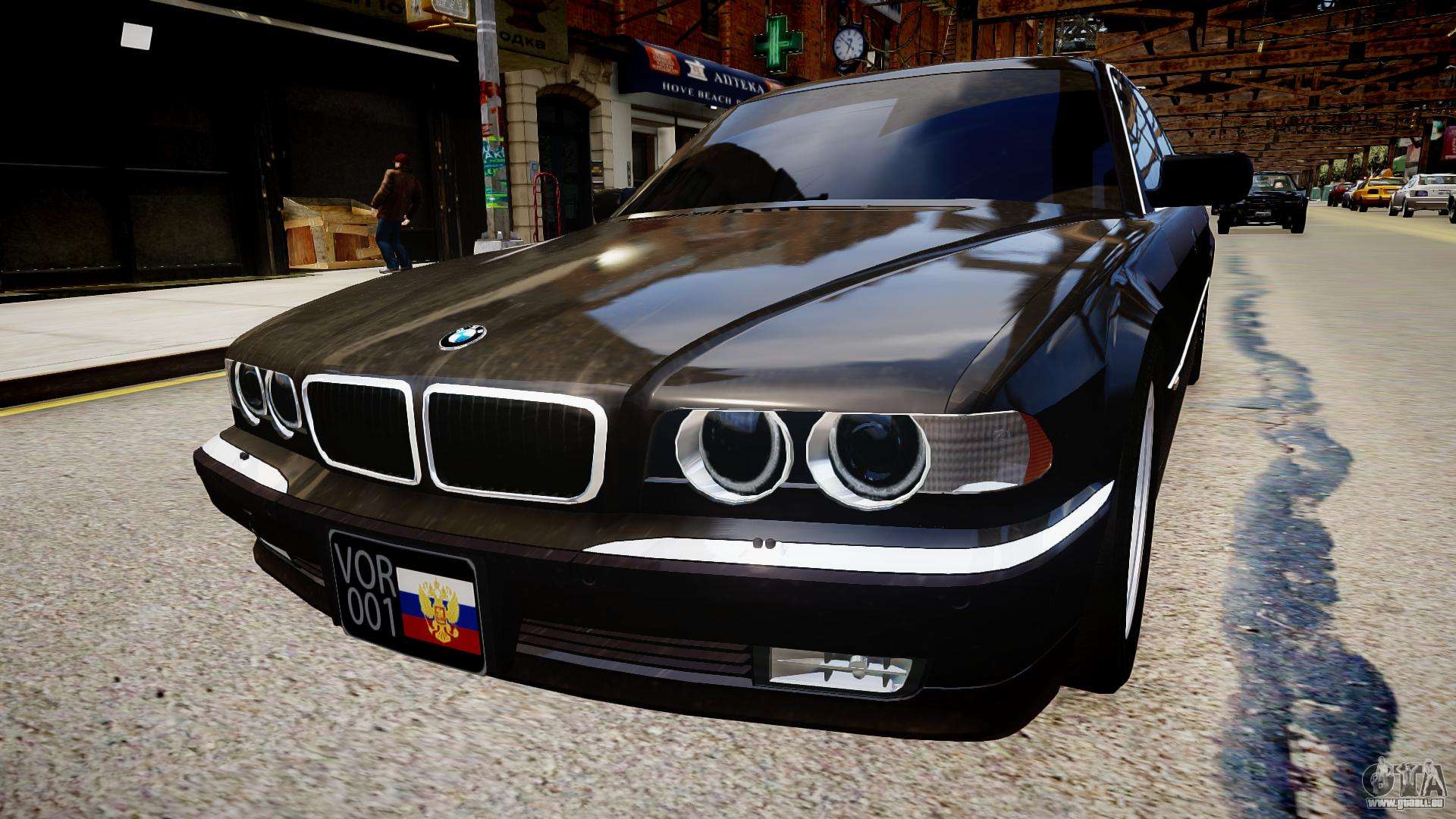 GTA 4 BMW 750iL E38. 