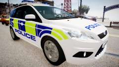 Ford Focus Estate '09 police UK pour GTA 4