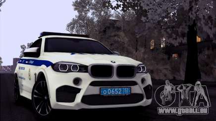 BMW X6M 2015 Russian Police pour GTA San Andreas