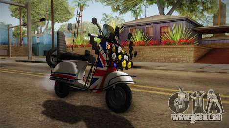 GTA 5 Pegassi Faggio Cool Tuning v2 pour GTA San Andreas