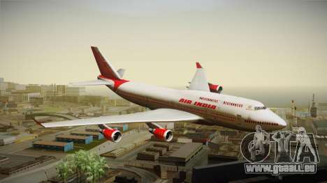 Boeing 747-400 Air India Khajuraho für GTA San Andreas