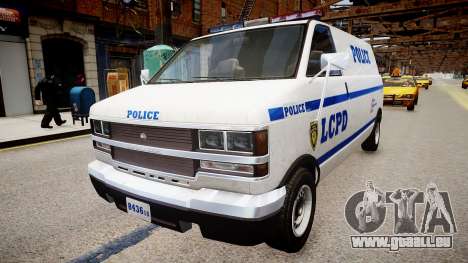 LCPD Declasse Burrito Police Transporter pour GTA 4