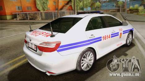 Toyota Camry Manila Police für GTA San Andreas