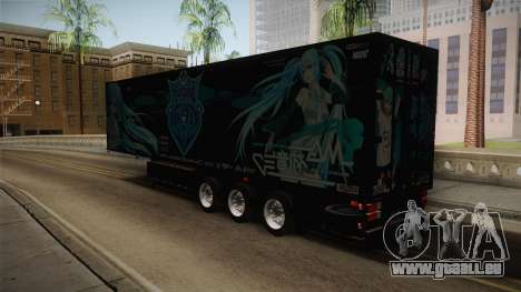 Freightliner Argosy 8x4 Trailer Hatsune Miku für GTA San Andreas