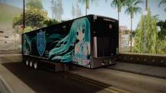 Freightliner Argosy 8x4 Trailer Hatsune Miku für GTA San Andreas