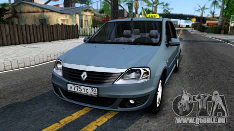 Renault Logan Taxi für GTA San Andreas