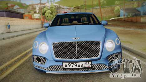 Bentley Bentayga für GTA San Andreas