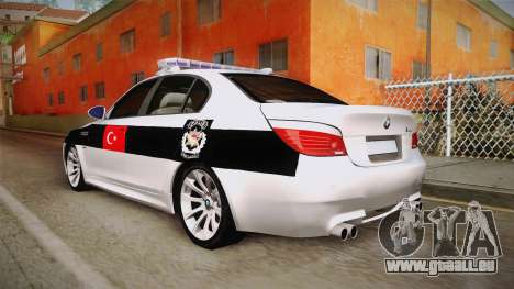 BMW M5 E60 Turkish Police für GTA San Andreas