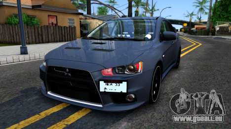 Mitsubishi Lancer X Evolution für GTA San Andreas