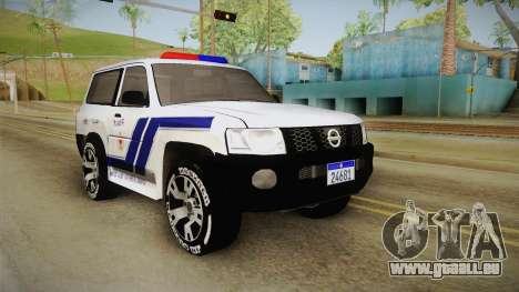Nissan Patrol Y61 Police pour GTA San Andreas