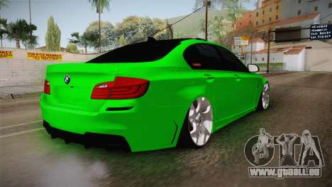 BMW M5 F10 Hulk pour GTA San Andreas