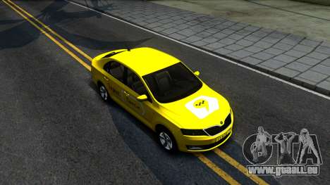 Skoda Rapid "Yandex Taxi" für GTA San Andreas