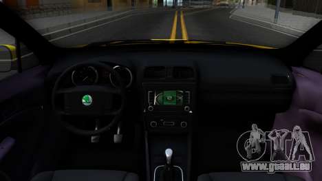 Skoda Rapid "Yandex Taxi" für GTA San Andreas