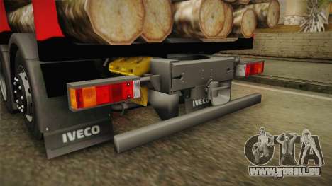 Iveco Stralis Hi-Way 560 E6 6x2 Timber v3.0 pour GTA San Andreas