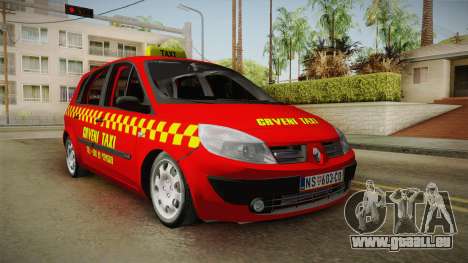 Renault Scenic Mk2 Crveni Taxi für GTA San Andreas