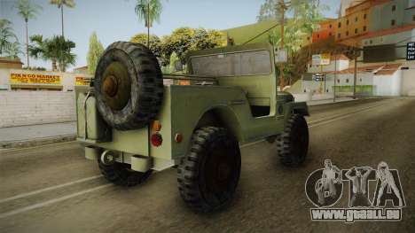 Jeep from The Bureau XCOM Declassified v2 pour GTA San Andreas