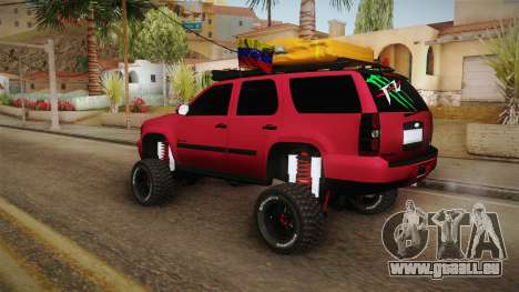 Chevrolet Tahoe Semi Offroad VZLA Edition für GTA San Andreas