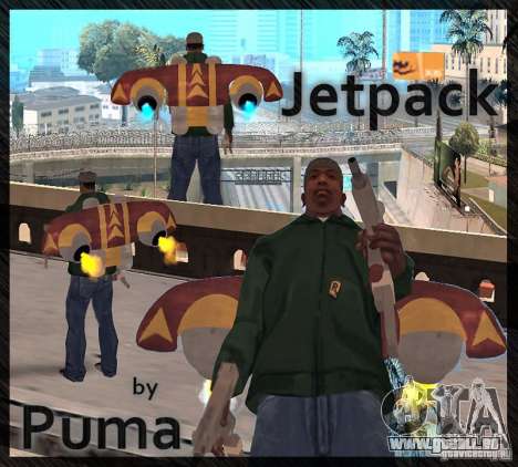 Un Jetpack nouveau pour GTA San Andreas