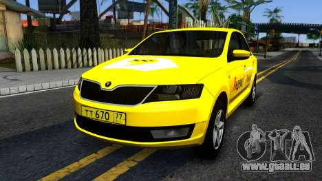 Skoda Rapid "Yandex Taxi" für GTA San Andreas