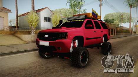 Chevrolet Tahoe Semi Offroad VZLA Edition für GTA San Andreas