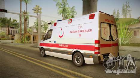 Mercedes-Benz Sprinter Turkish Ambulance für GTA San Andreas