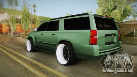 Chevrolet Tahoe GT Stance Bass Booster pour GTA San Andreas
