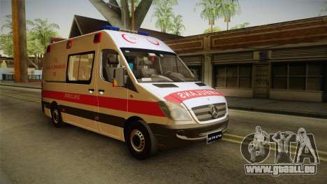 Mercedes-Benz Sprinter Turkish Ambulance pour GTA San Andreas