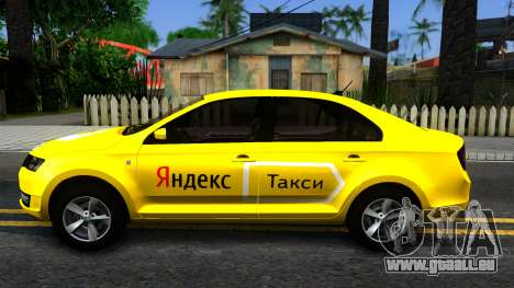 Skoda Rapid "Yandex Taxi" für GTA San Andreas