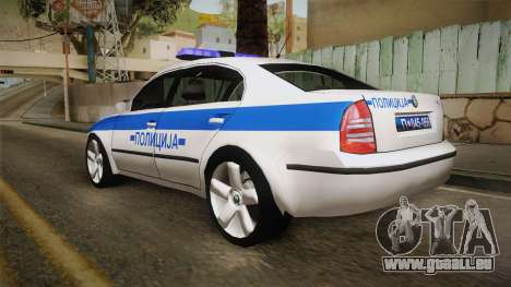 Skoda Superb Serbian Police v1 pour GTA San Andreas