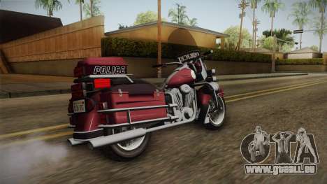 GTA 5 Police Bike pour GTA San Andreas