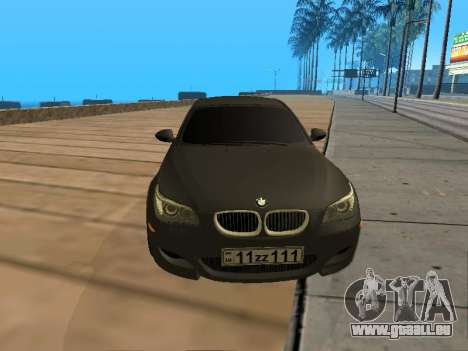 BMW M5 E60 Armenian für GTA San Andreas