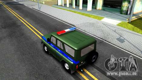 UAZ-31512 Militär Auto Inspektion für GTA San Andreas