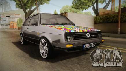 Volkswagen Golf Mk2 für GTA San Andreas