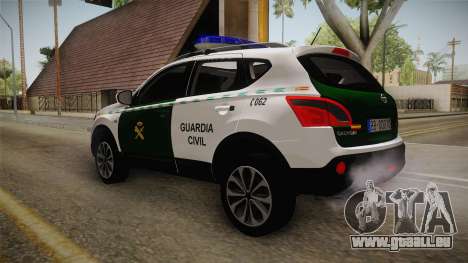 Nissan Qashqai Guatdia Civil Spanish für GTA San Andreas