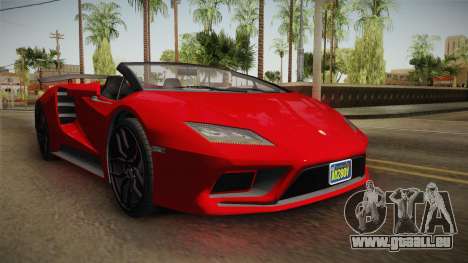 GTA 5 Pegassi Tempesta Spyder pour GTA San Andreas