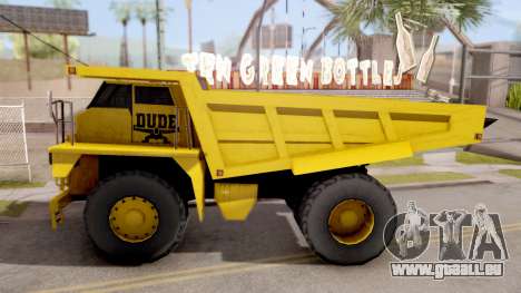 Realistic Dumper Truck pour GTA San Andreas