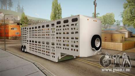 Double Trailer Livestock v1 für GTA San Andreas