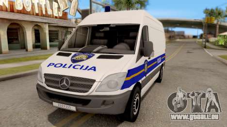 Mercedes-Benz Sprinter Croatian Police Van pour GTA San Andreas