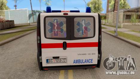 Opel Vivaro Serbian Ambulance für GTA San Andreas