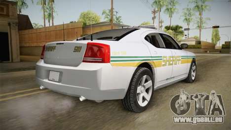 Dodge Charger 2009 Red County Sheriff Office pour GTA San Andreas
