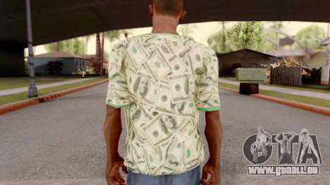 T-Shirt Dollar Style für GTA San Andreas