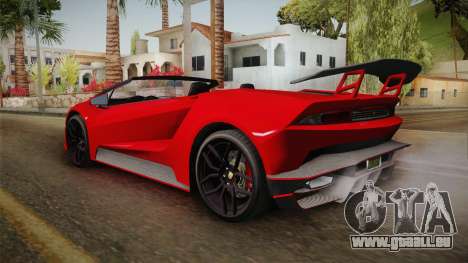 GTA 5 Pegassi Tempesta Spyder für GTA San Andreas