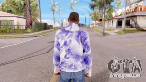 Sweat-shirt violet pour GTA San Andreas